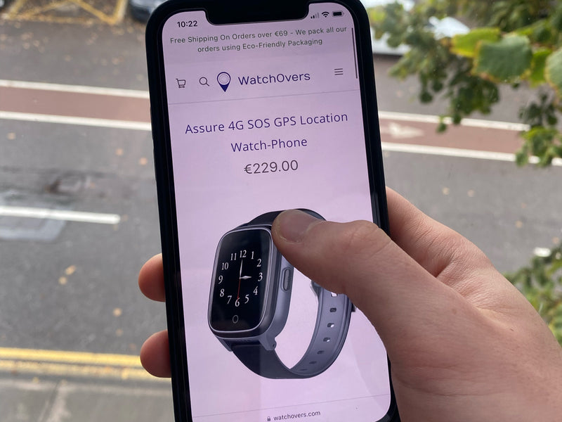 Hand watch sales mobile 4g